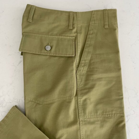 230000 Casual Neutral Hi Rise Wide Leg Cargo Pants Celerac Green Sz S - no tags - Picture 9 of 13